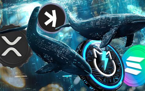 Crypto Whale Secrets What Whales Know About XRP Solana Kaspa And