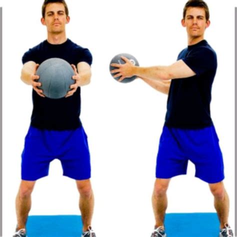 Med Ball Rotations By 𝔻𝕖𝕤𝕖𝕣𝕥 𝔽𝕠𝕩🦊 🌟 Exercise How To Skimble