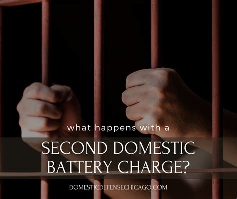 What Happens With A Second Domestic Battery Charge Domestic Violence