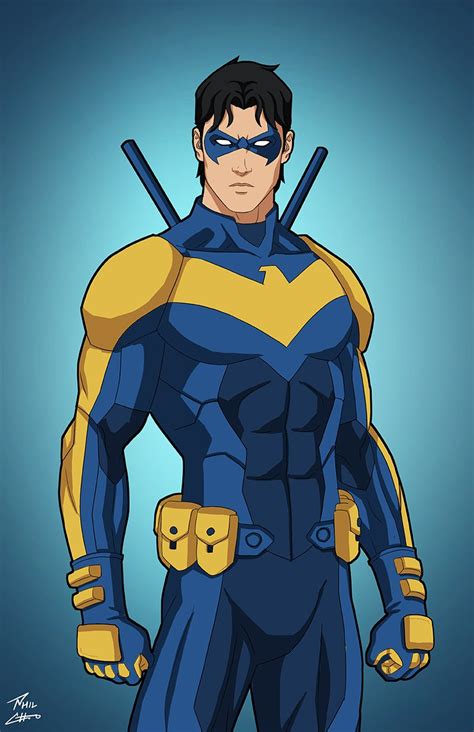 Nightwing Young Justice S4 Blue And Gold — Phil Cho