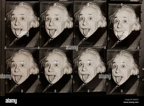 Albert einstein tongue out hi-res stock photography and images - Alamy