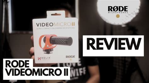 Rode Videomicro II REVIEW AUDIO TESTS YouTube