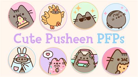 Cute Pusheen PFP for TikTok, Discord - Cute PFPs with Pusheen the Cat