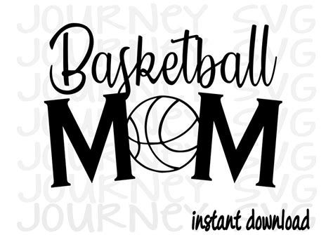 Basketball Mom Svg Mom Svg Basketball Svg Etsy