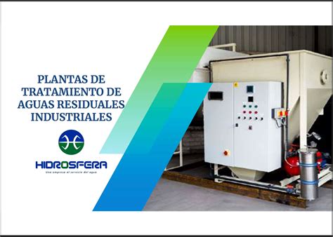 Planta De Tratamiento De Aguas Residuales Industriales Hidrosfera