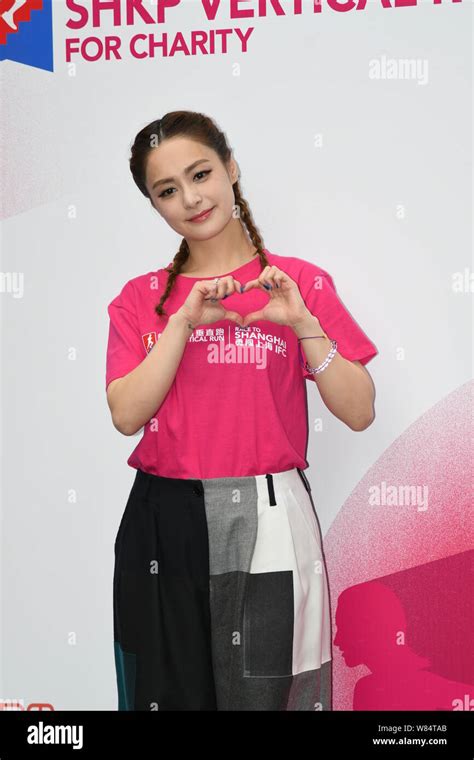 Singer And Actress Gillian Chung Of Hong Kong Pop Duo Twins Attends A