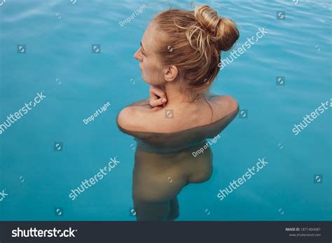 Стоковая фотография 1871404081 Naked Woman Outdoors Beautiful Young