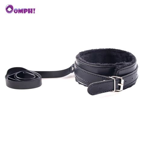 Buy Oomph Pu Leather Bdsm Sex Collar Plush Neck Collar Erotic Bondage