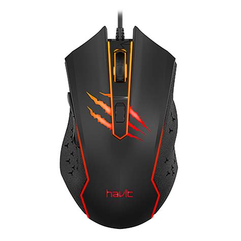 Havit Gamenote Ms1027 1000 2400 Dpi Gaming Mouse Mobipartsro