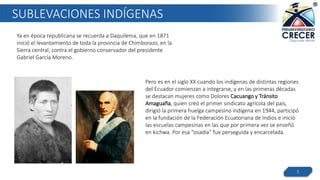 Sublevaciones Indigenas PPT