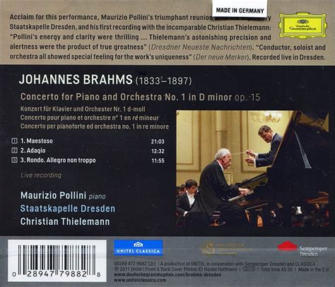 Maurizio Pollini Brahms Piano Concerto Op