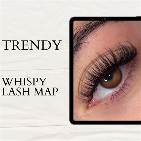 Lash Map Whispy Lash Mapping Etsy Australia