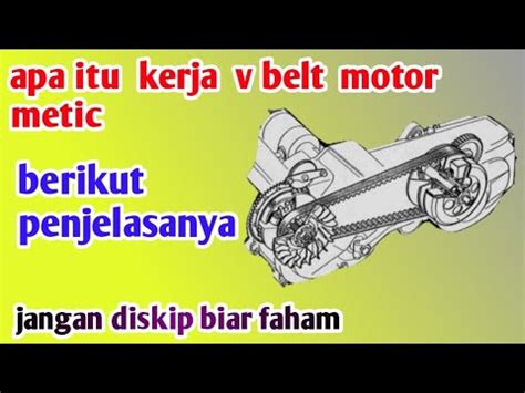 Simulasi Sistem Kerja V Belt Motor Metik Channel Injeksi Youtube