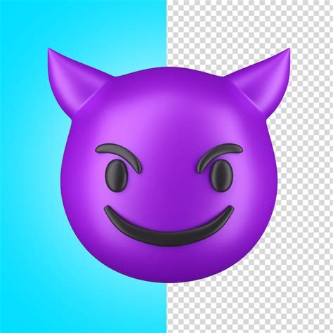 Emoji Diablo D Ilustraci N Archivo Psd Premium