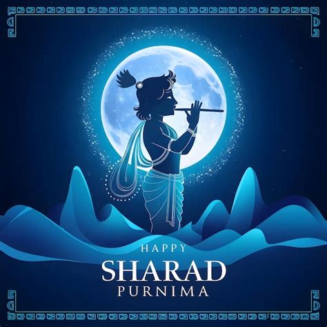 Beautiful Sharad Purnima Poster Design Celebrate Sharad Purnima With