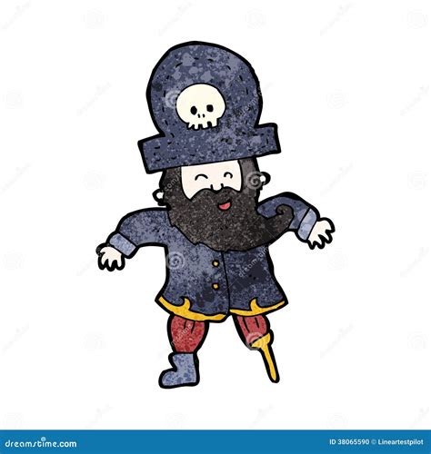 Cartoon Pirate Captain Stock Vector Illustration Of Male 38065590