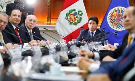 Oea En El Perú La Reunión Entre La Misión Diplomática Con El Ejecutivo