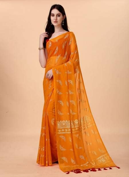 Dhruvi Butterfly Silk Designer Sarees Catalog The Ethnic World