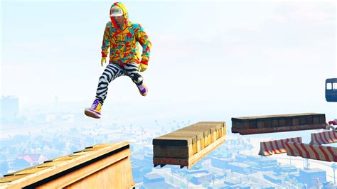 El Mejor Parkour Extremo Gta V Online Youtube