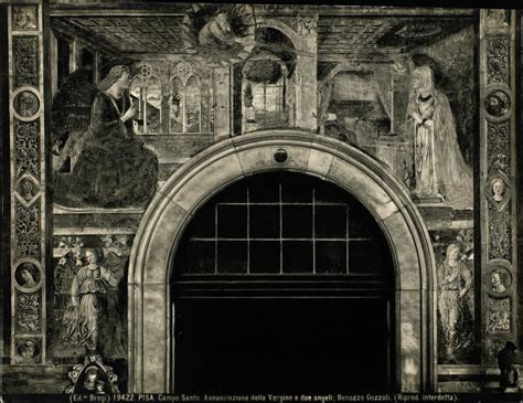 Pisa Campo Santo The Annunciation Of The Virgin With Two Angels By