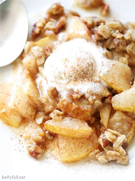 Easy Pear Crisp Recipe Belly Full