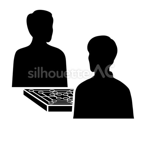 Men Playing Board Games 179543 Free Download Silhouetteac