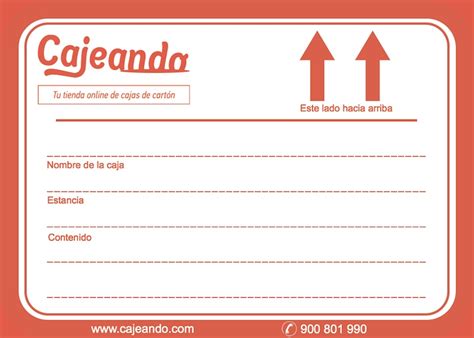 Aprende A Etiquetas Tu Cajas Para Mudanzas El Blog De Cajeando