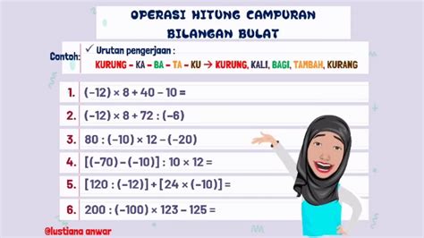 Soal Operasi Hitung Campuran Bilangan Bulat Kelas Riset