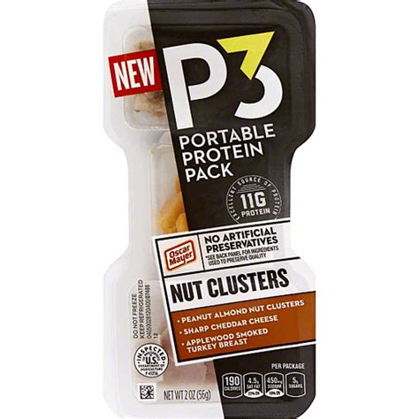 Oscar Mayer P3 Portable Protein Snack Pack With Sweet Nut Clusters