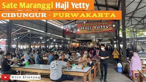 Sate Maranggi Haji Yetty Cibungur Purwakarta YouTube