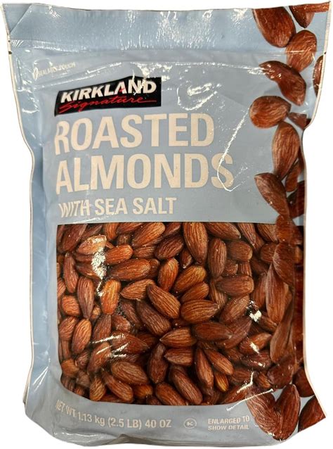 Kirkland Marcona Almonds Roasted And Seasoned With Sea Salt 1763 Ounce Snack