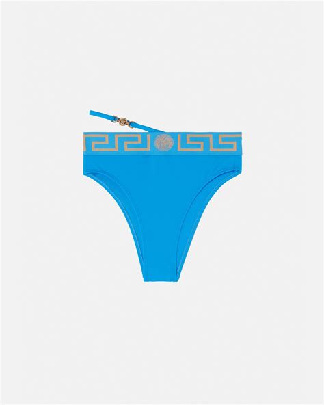Versace Underwear E Beachwear Medusa 95 Greca Border Bikini Bottoms In