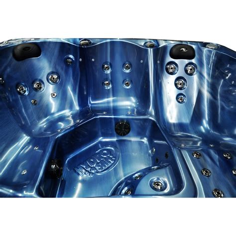 JACUZZI OGRODOWE WANNA SPA750 NIEBIESKA FALA OBUDOWA ANTRACYT 200x200