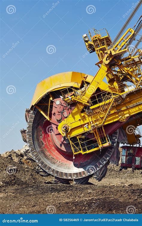 Huge Mining Excavator In The Sand Open Pit Biggest Digger Working In Quarry Largest Tracked