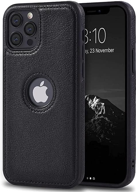 Midos Back Cover Compatible With Apple Iphone Pro Max Leather Case