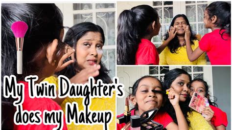 My Girls Does My Makeup 🥰💄 Makeup Daughters Vlog Twinbeezz