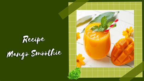 Delicious Mango Smoothie Recipe Mango Dose