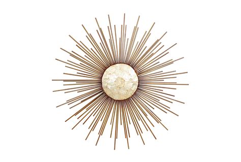 Mixed Metallic Sunburst Wall Décor | Living Spaces