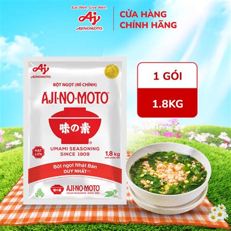 [CHÍNH HÃNG] Bột ngọt AJI-NO-MOTO® Hạt lớn 1.8Kg/gói | Shopee Việt Nam