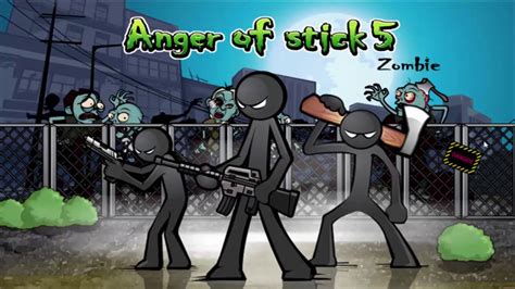 Stickman Vs Zombies Anger Of Stick 5 Zombies Part 1 Video Game