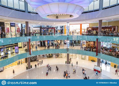 Interior View Of Dubai Mall World S Largest Shopping Mall Editorial