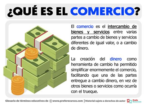 Qu Es El Comercio Definici N De Comercio