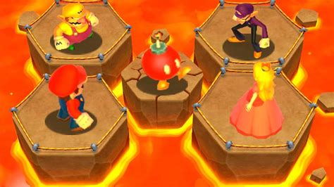 Mario Party Island Tour Minigames Mario Vs Wario Vs Waluigi Vs Peach