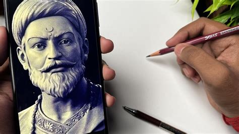 How To Draw Chhatrapati Shivaji Maharaj Shivaji Drawing Outline