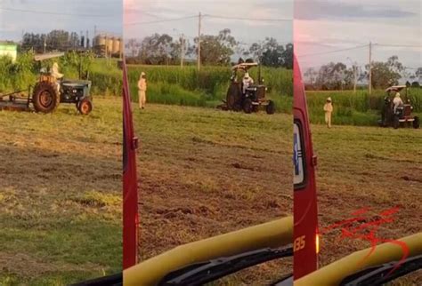 Tratorista Atacado Por Enxame De Abelhas Ao Ro Ar Mato Em Ms F Tima