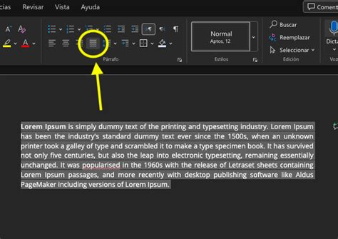 C Mo Justificar Un Texto En Word Paso A Paso