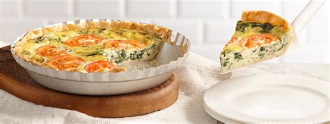 Spinach and Tomato Quiche Recipe With Ensure® Regular