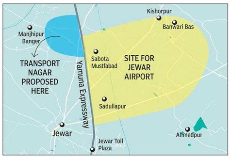 Jewar Airport Will Have A Transport Hub Next To It Noida News Times