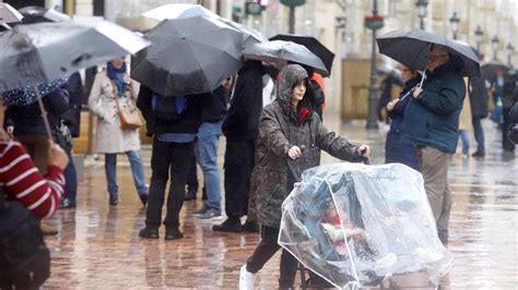 Aemet prevé lluvias en la provincia de Málaga esta semana el jueves