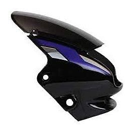 Head Light Visor Mask Compatible For Hero Passion Pro O M Black Blue